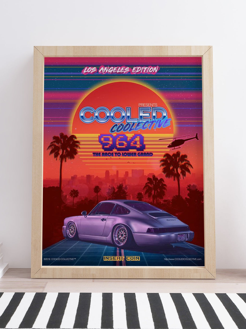 80s Theme 964 Los Angeles Edition Print