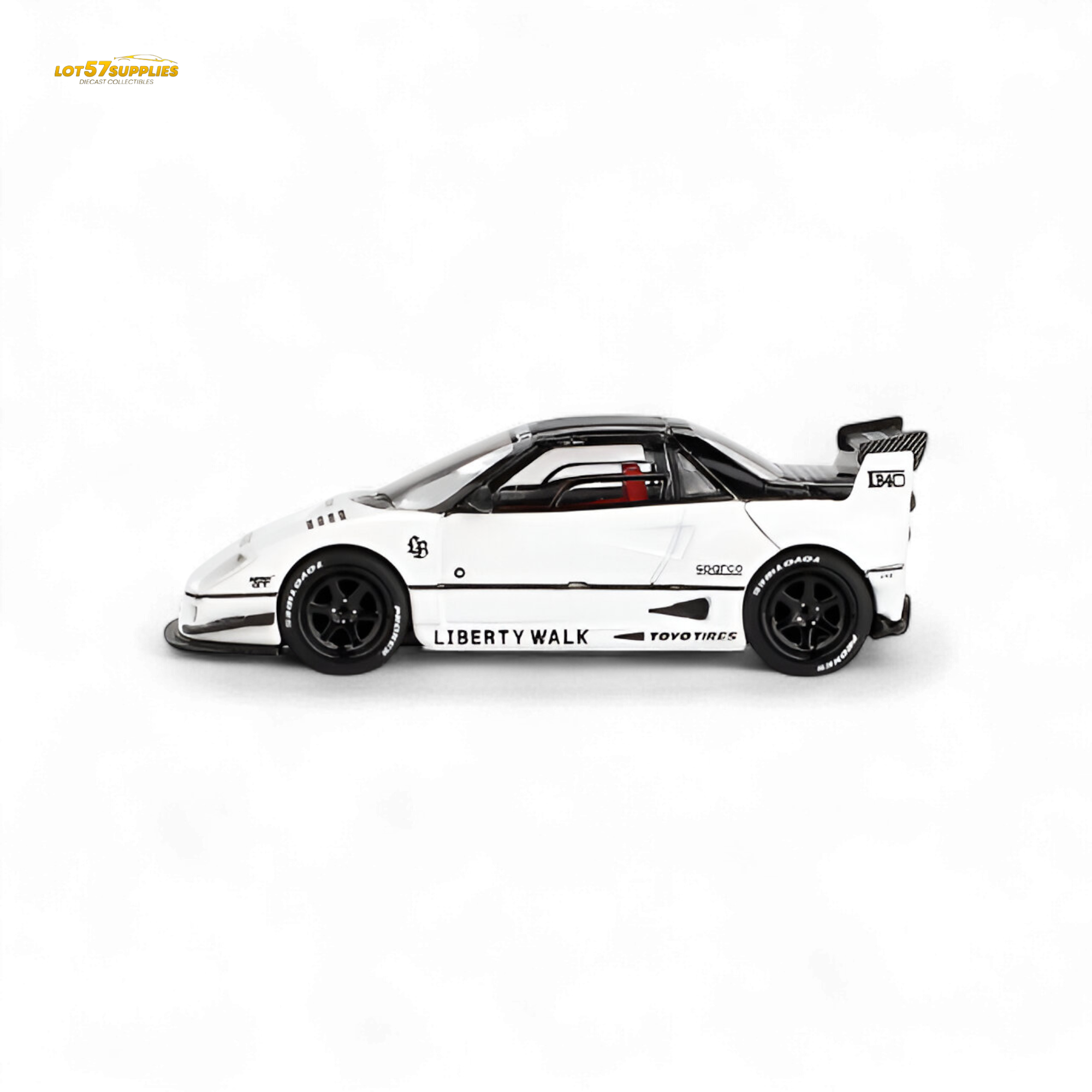 Mini GT Mazda AZ-1 Liberty Walk LB40 White 1:64