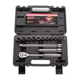 Cougar Pro Socket Wrench Box Set 14 Pieces 1/2" Drive Metric A46