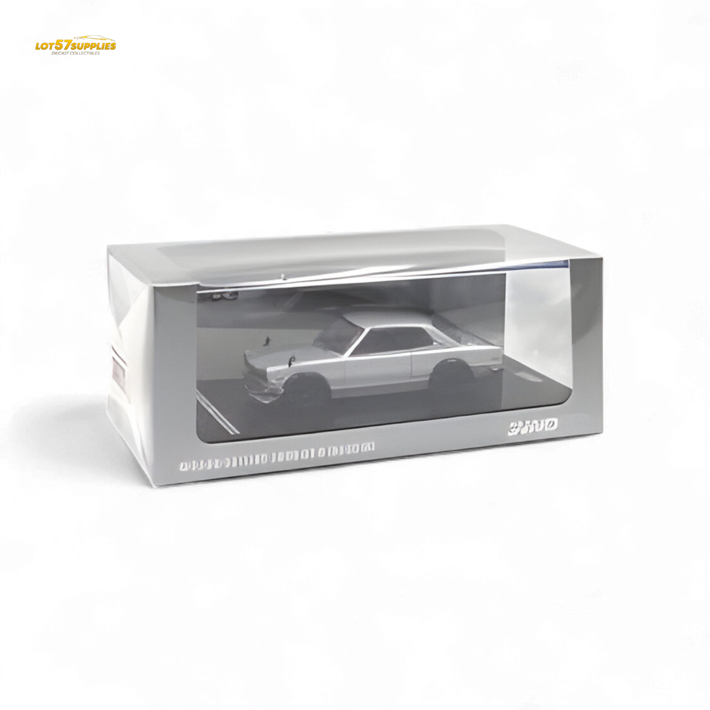 INNO64 Nissan Skyline 2000GT-R (KPGC10) Silver 1:64