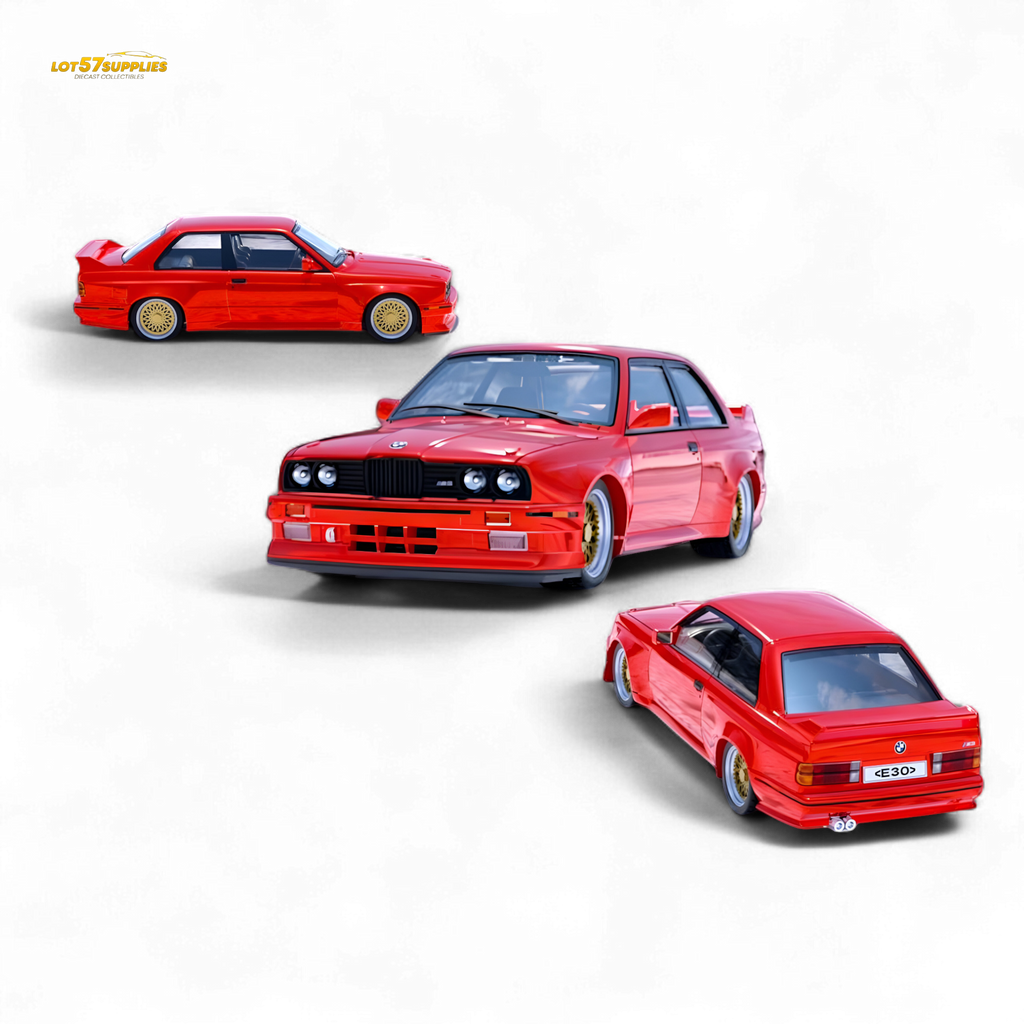 DCM BMW M3 E30 Red 1:64