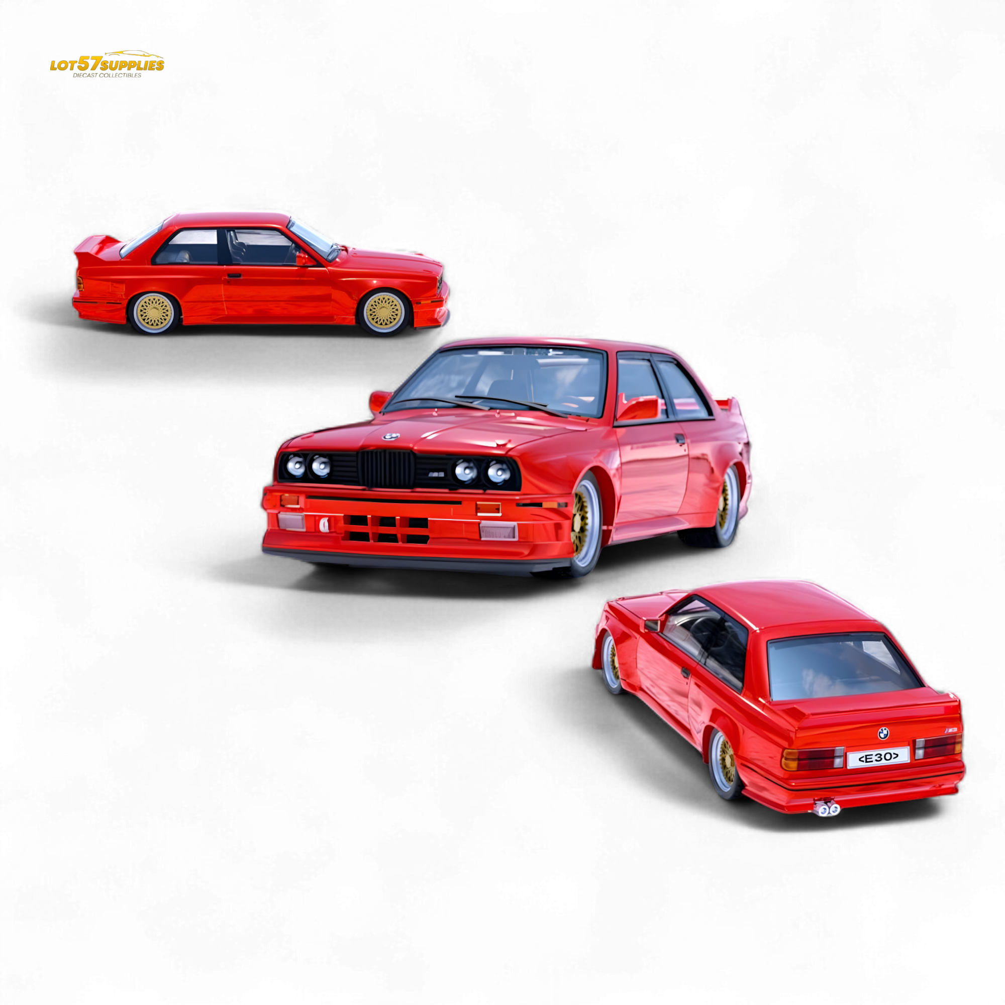 DCM BMW M3 E30 Red 1:64
