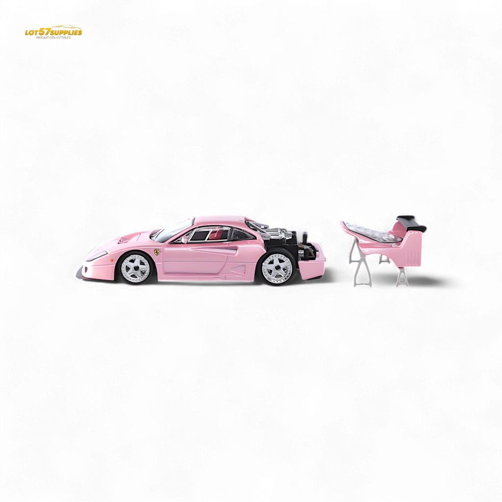 Stance Hunters Ferrari F40 LM Pink 1:64
