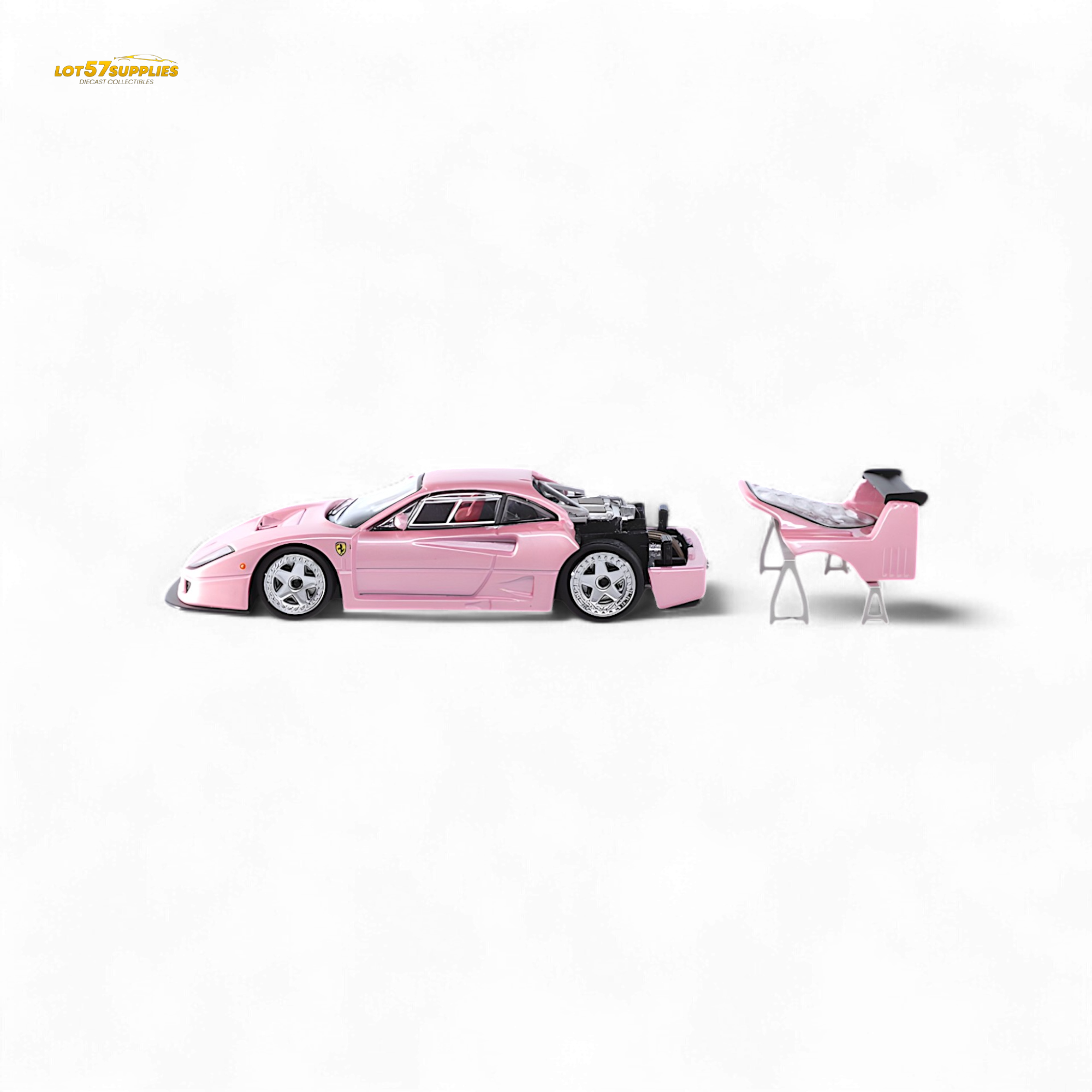 Stance Hunters Ferrari F40 LM Pink 1:64