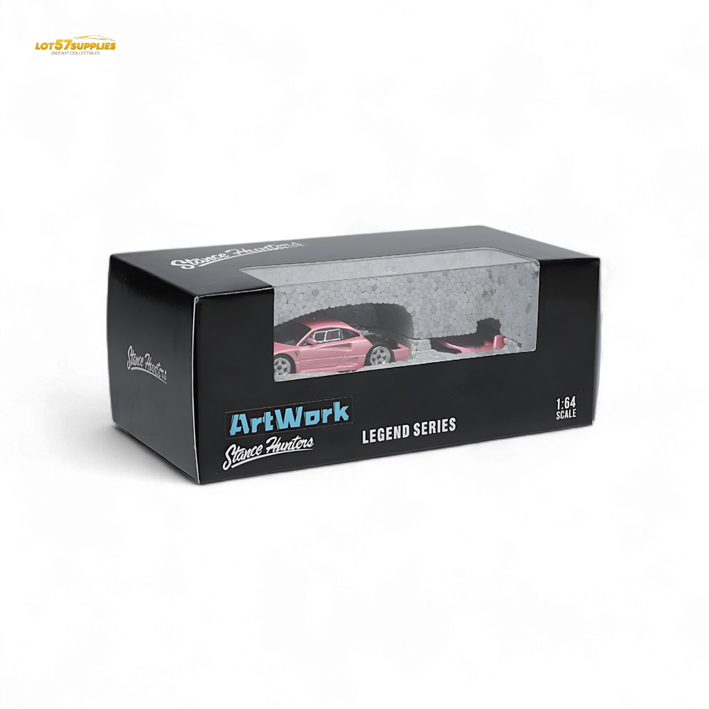 Stance Hunters Ferrari F40 LM Pink 1:64