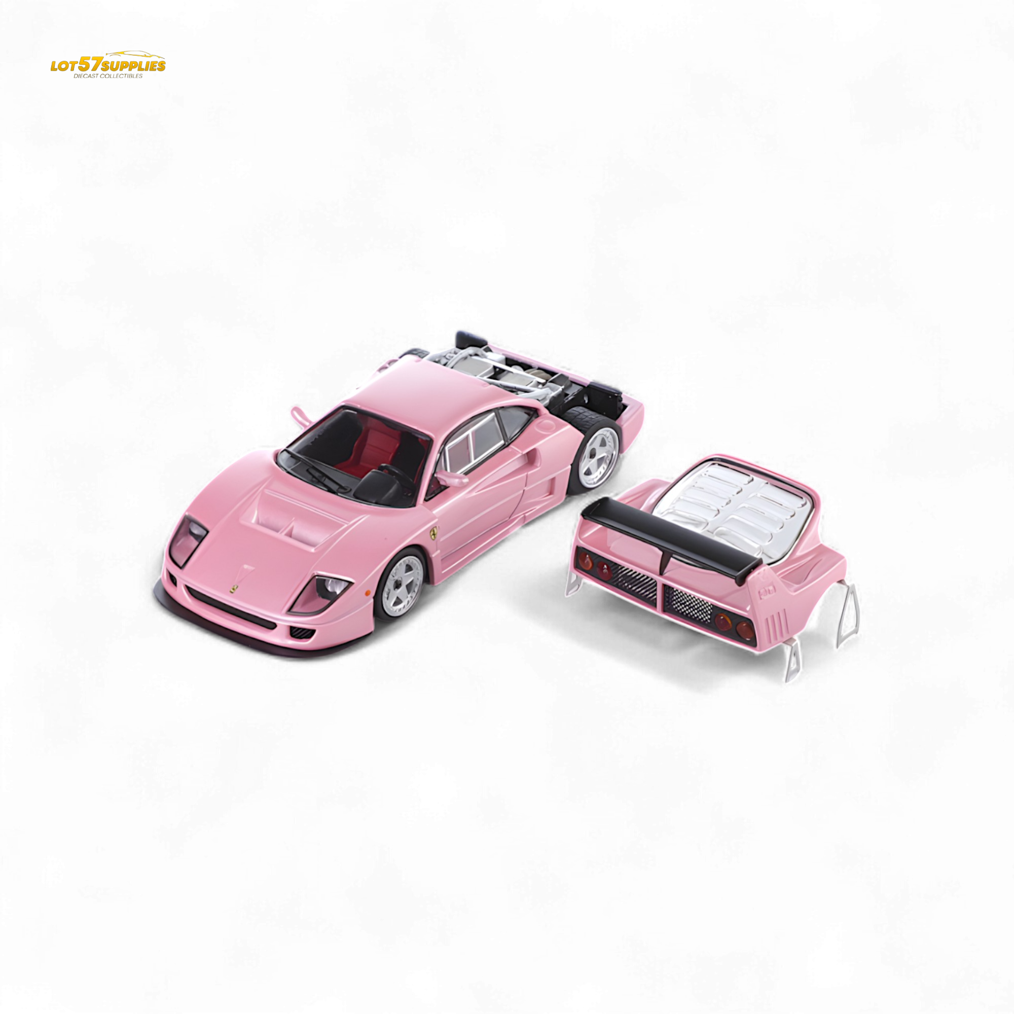Stance Hunters Ferrari F40 LM Pink 1:64