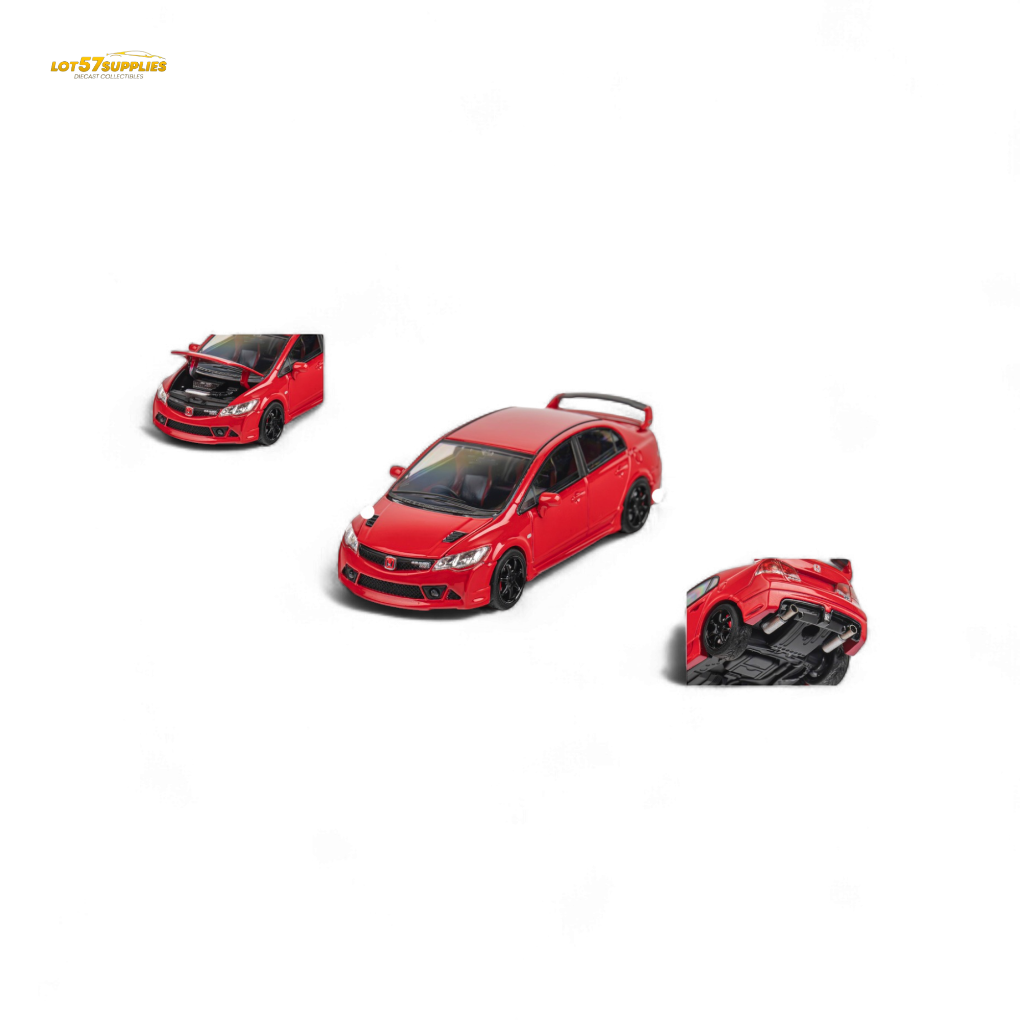 MicroTurbo FD2 MUGEN RR Custom - Red 1:64