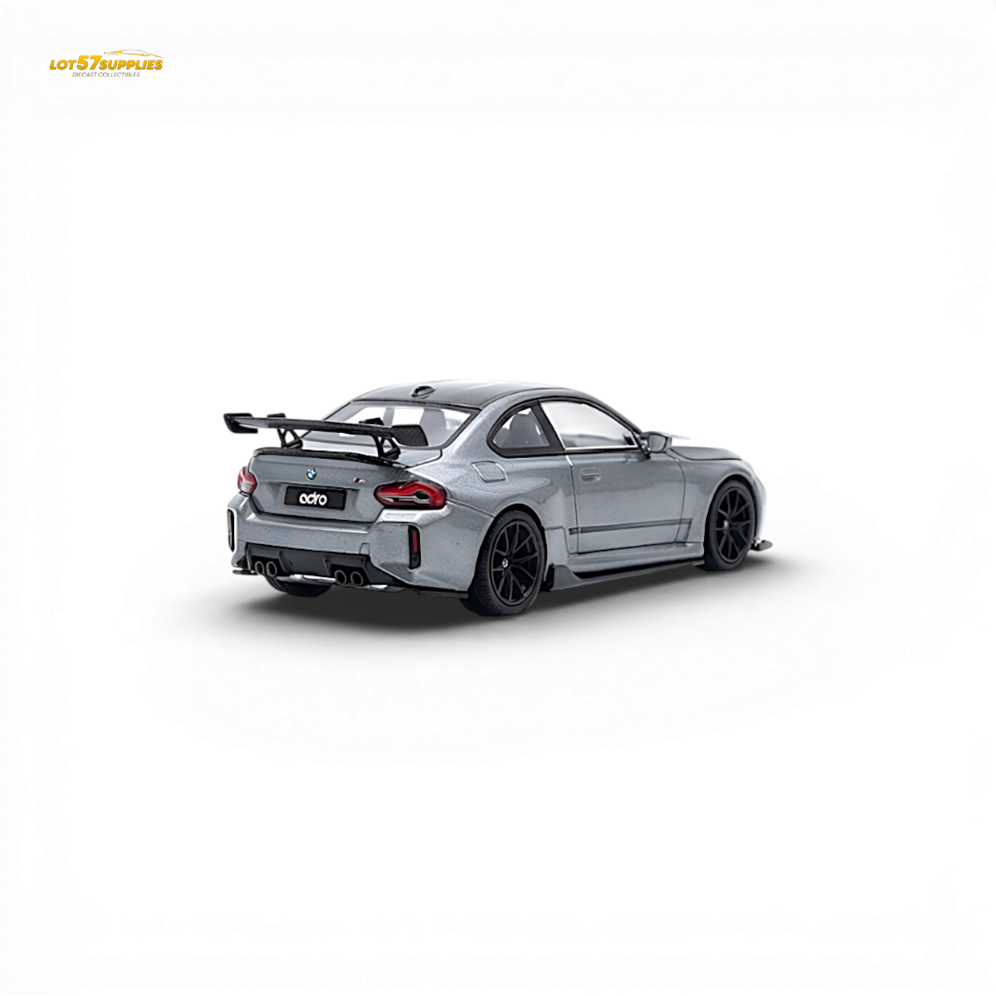 (Pre-Order) SW BMW G87 M2 ADRO - Low Tail Titanium Grey 1:64