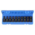 Grey Pneumatic 1210UM 3/8" Drive 10-Piece Universal Metric Impact Socket Set (10mm - 19mm)