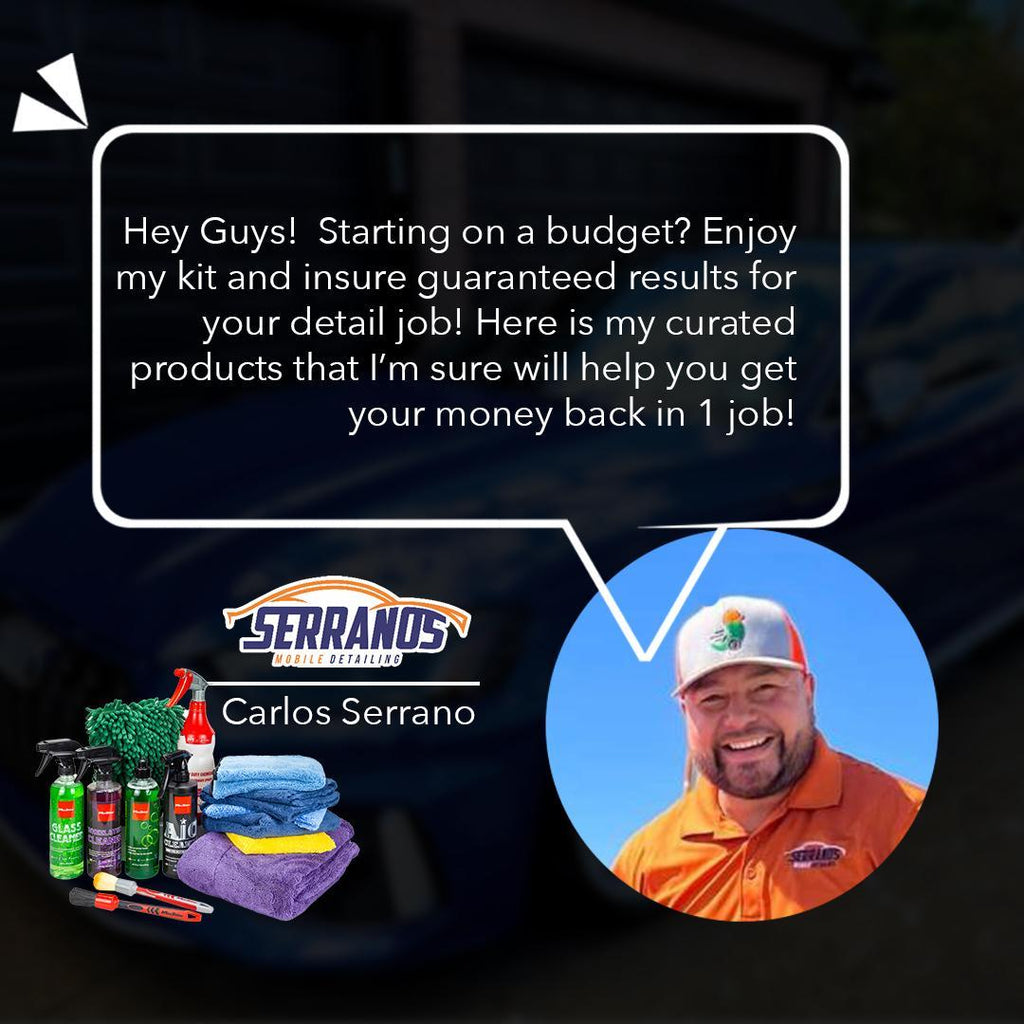 Serranos Mobile Detailing Car Cleaning Kit