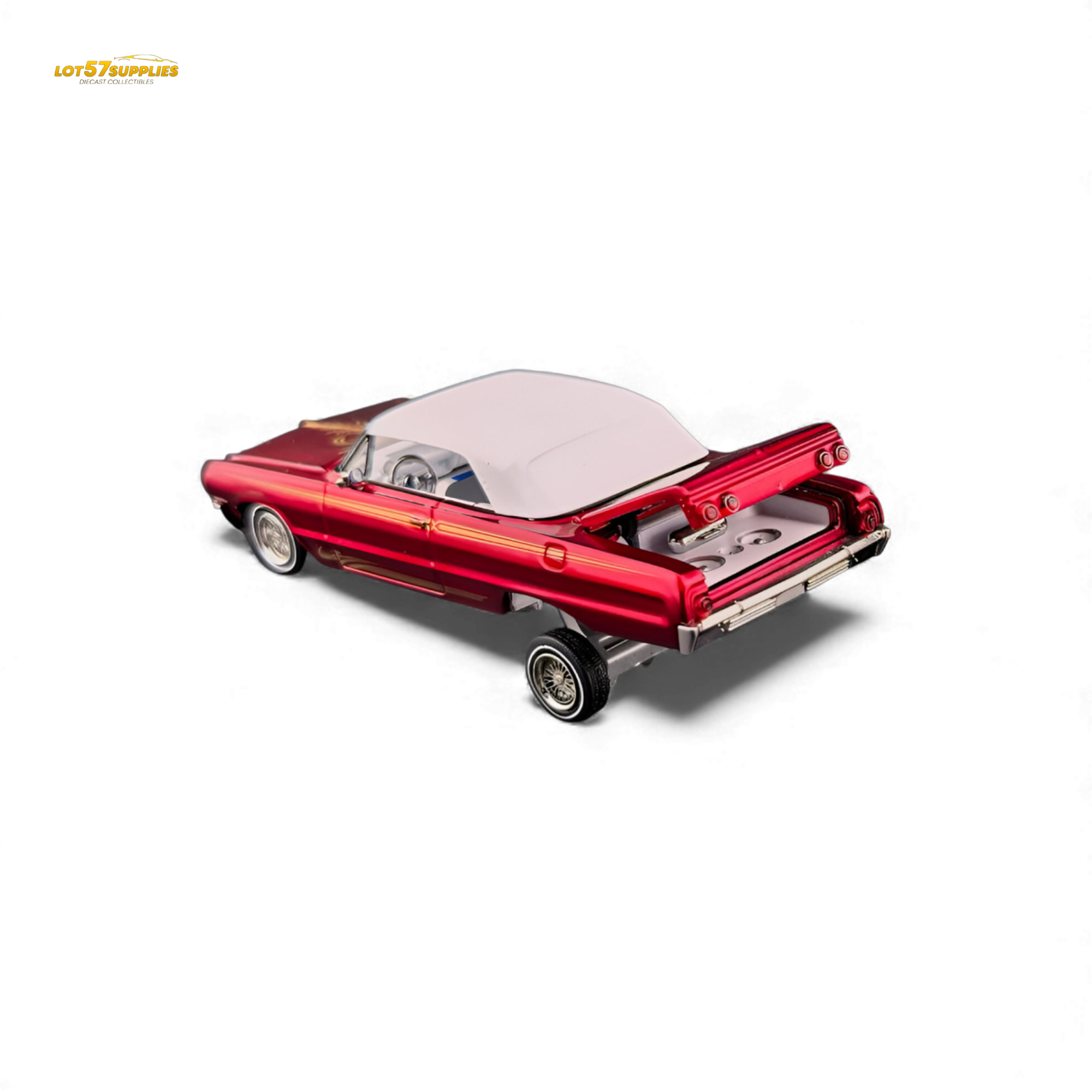 Fine Works64 Chevrolet Impala Transparent Red 1:64