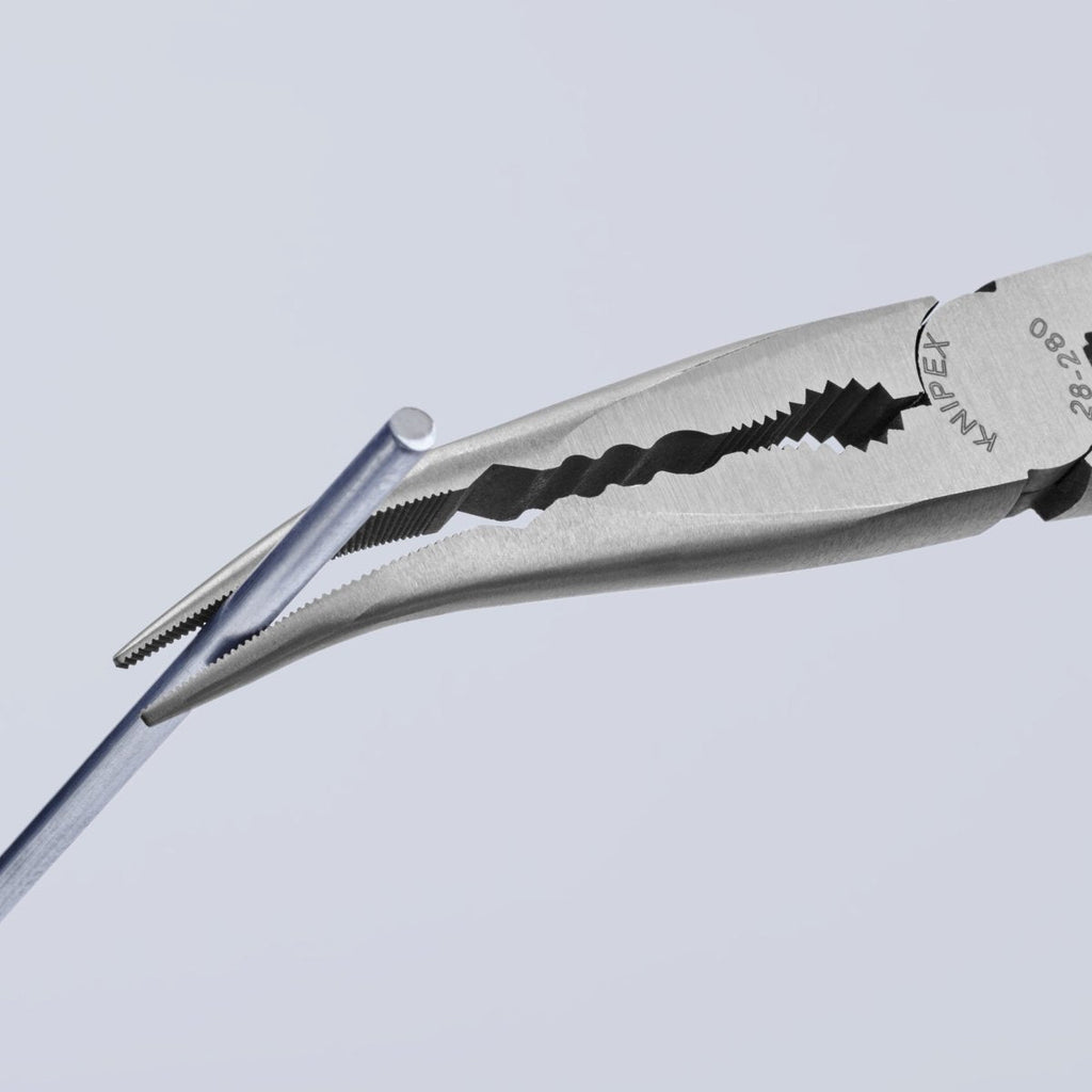 Knipex Extra Long Reach Needle Nose 45° Angled Pliers 11" 28 81 280