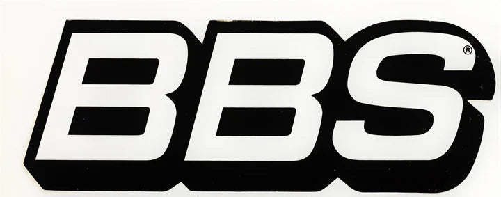 BBS Large Decal 8"x3"