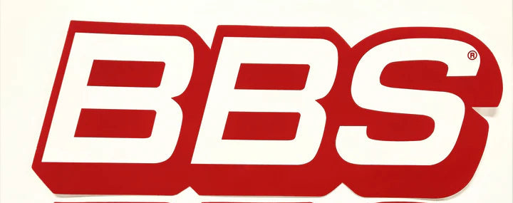 BBS Large Decal 8"x3"