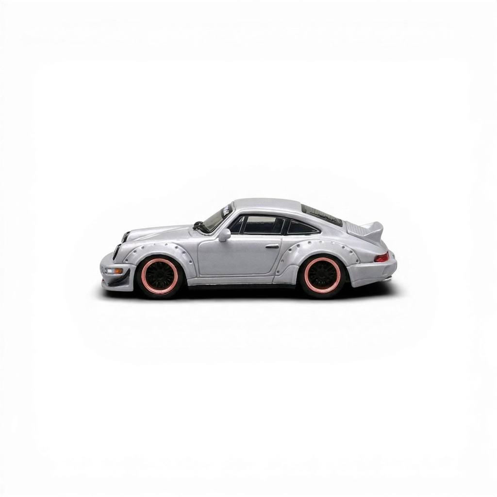 CM Model Porsche 964 Widebody Nero Gray 1:64