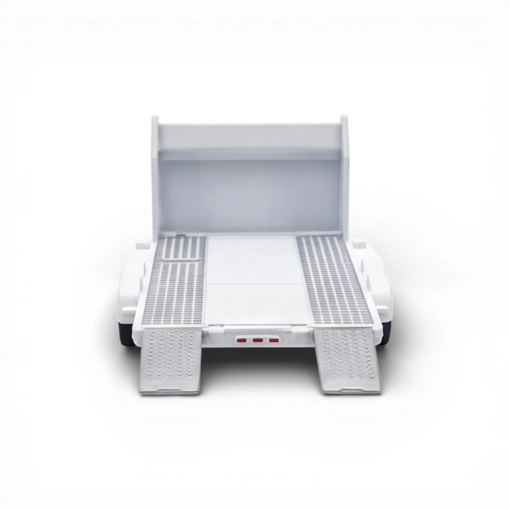 Aurora Model Car Towing Trailer 1:64