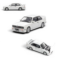 Mortal BMW E30 M3 Sedan Pearl White 1:64