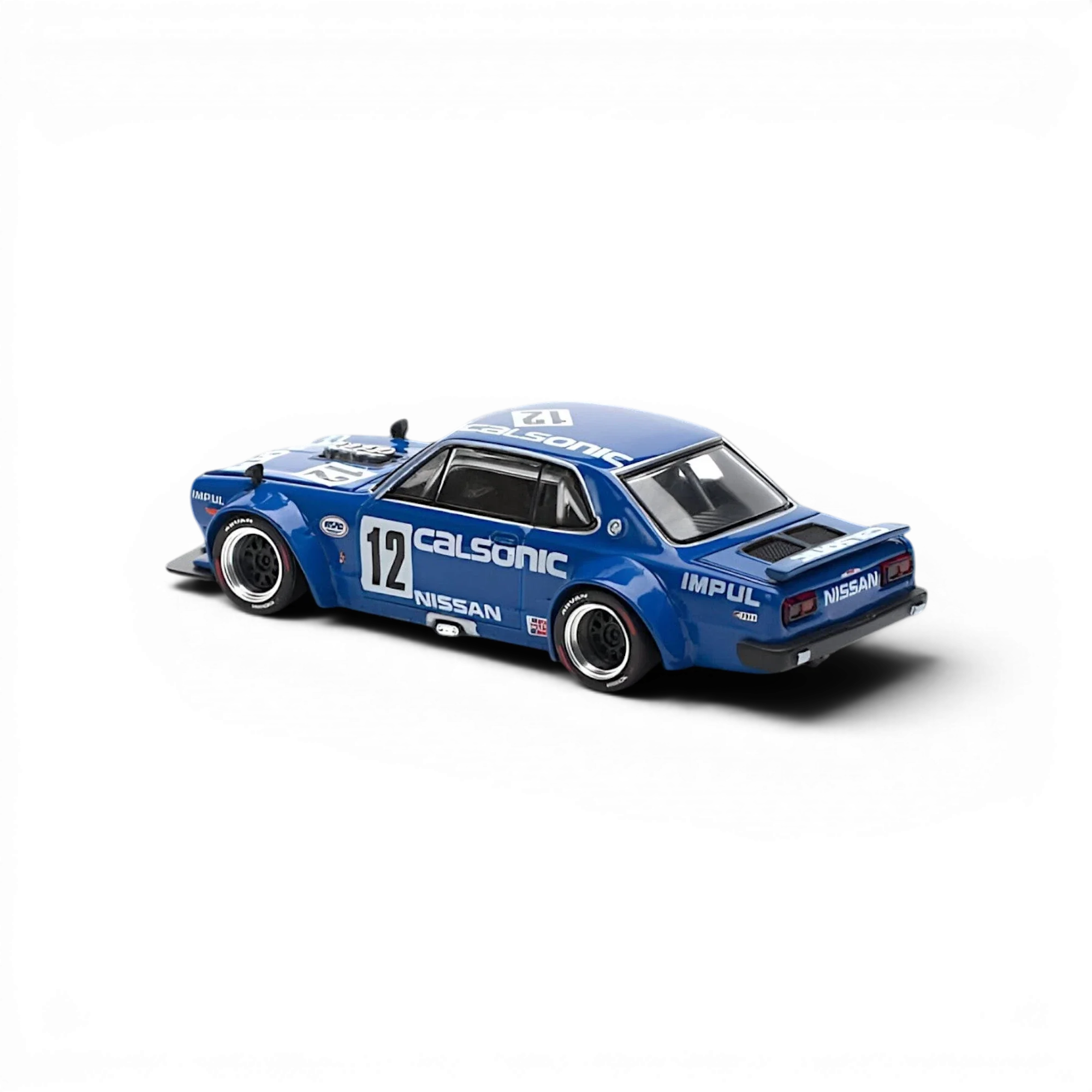 PopRace Skyline GT-R V8 Drift (Hakosuka) Calsonic Blue 1:64