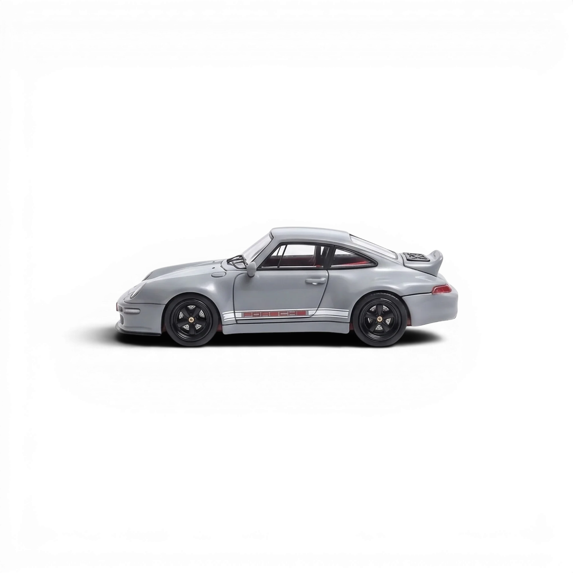Flame Model Porsche 911 Gunther Werks 400R Cement Gray 1:64