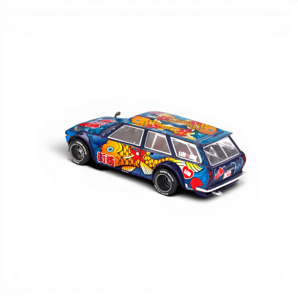 (Pre-Order) Mini GT x Kaido House Datsun 510 Wagon Koi V1 1:64