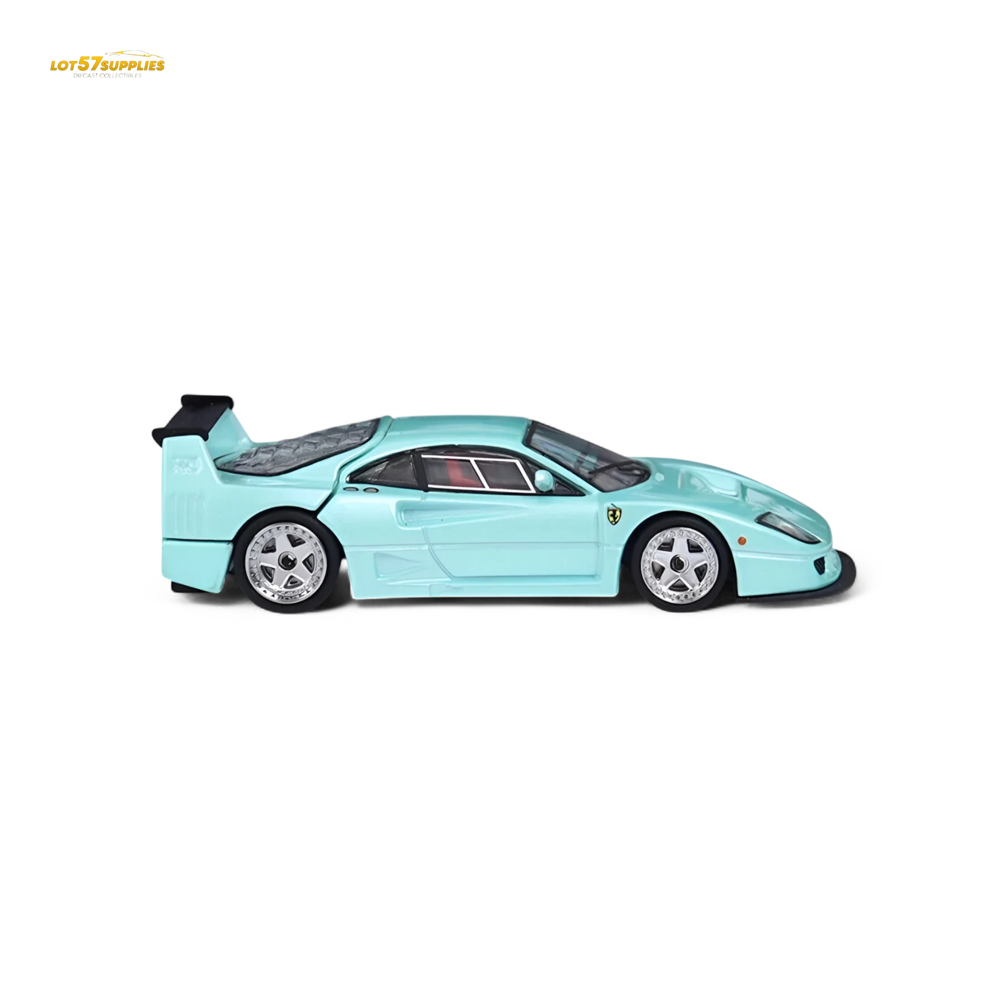 Stance Hunters Ferrari F40 LM Light Aqua Green 1:64