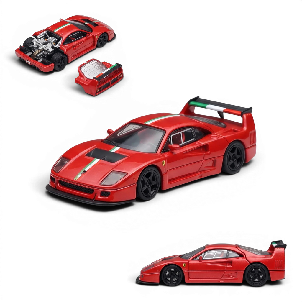 Stance Hunters Ferrari F40 LM Italian Stripe Red 1:64