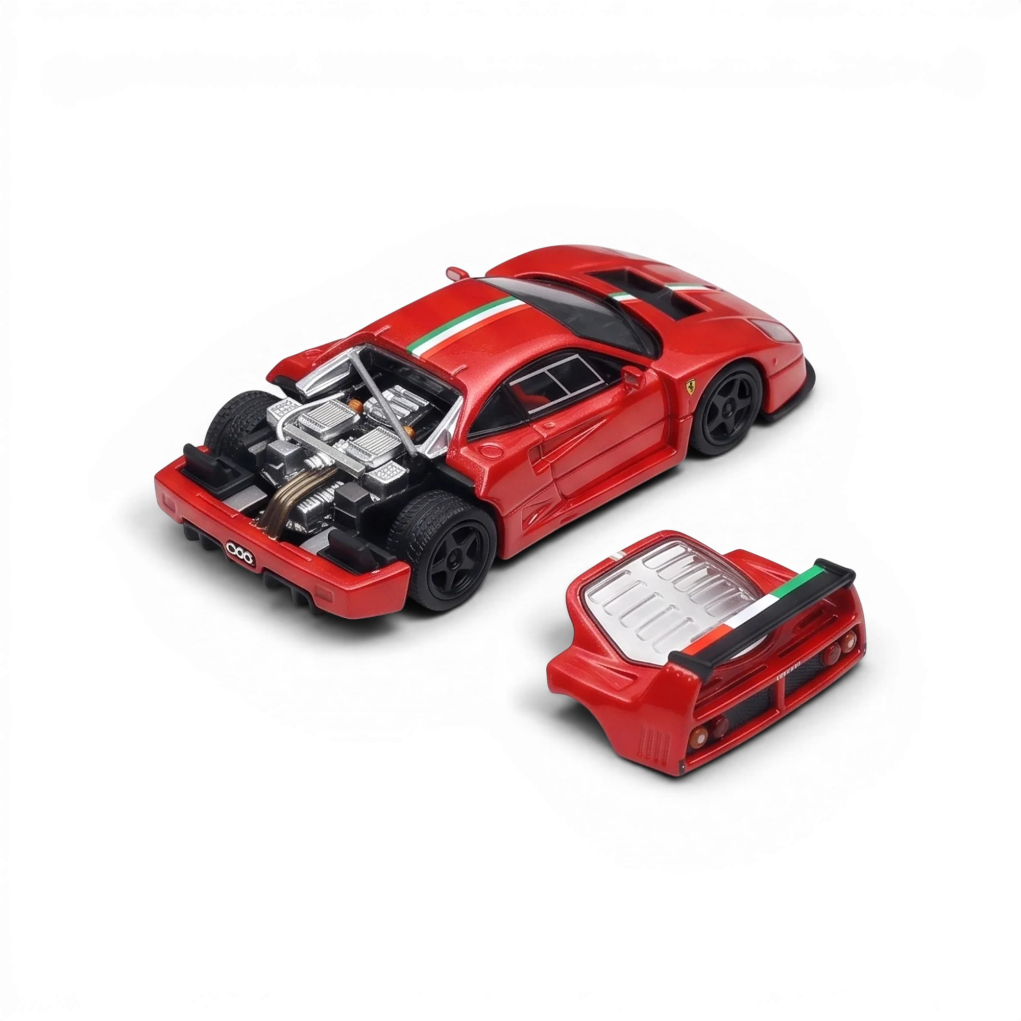 Stance Hunters Ferrari F40 LM Italian Stripe Red 1:64