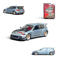 Pop Race Honda Civic EG6 Raw Metal 1:64