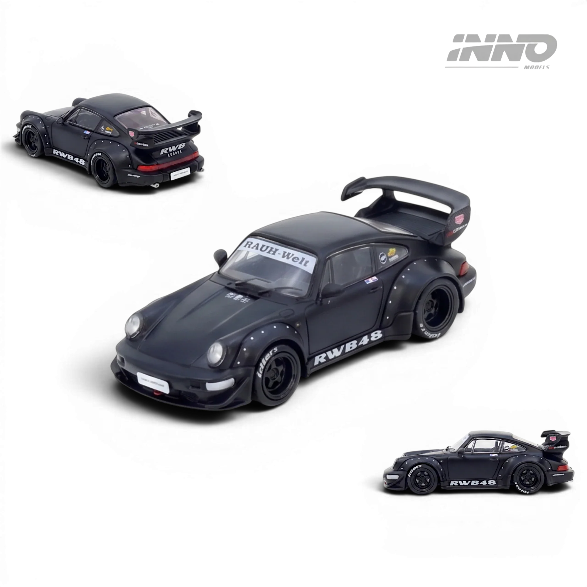 INNO64 RWB 964 Darth Vader Black Matt 1:64
