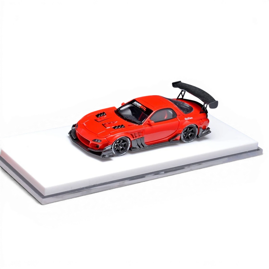 YM Model x MiniCraftsman Mazda RX-7 Modified Red 1:64