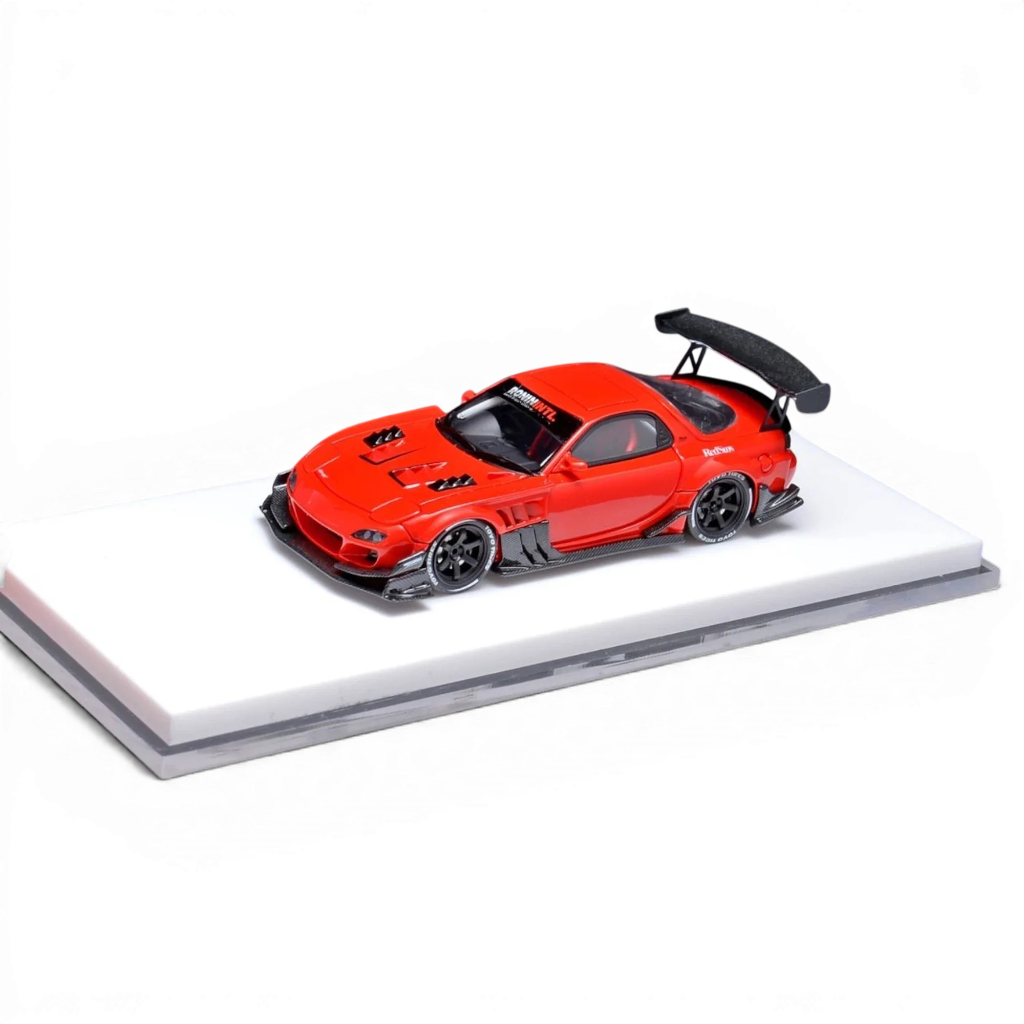 YM Model x MiniCraftsman Mazda RX-7 Modified Red 1:64