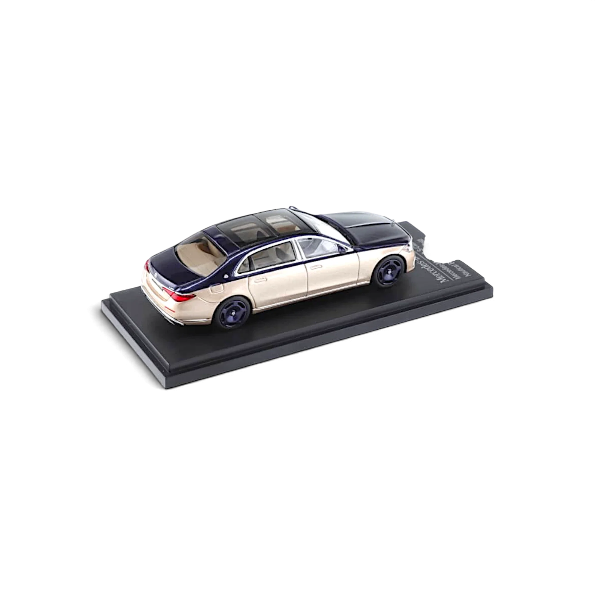 AR BOX 2021 Mercedes-Benz Maybach W223 Blue-Gold 1:64