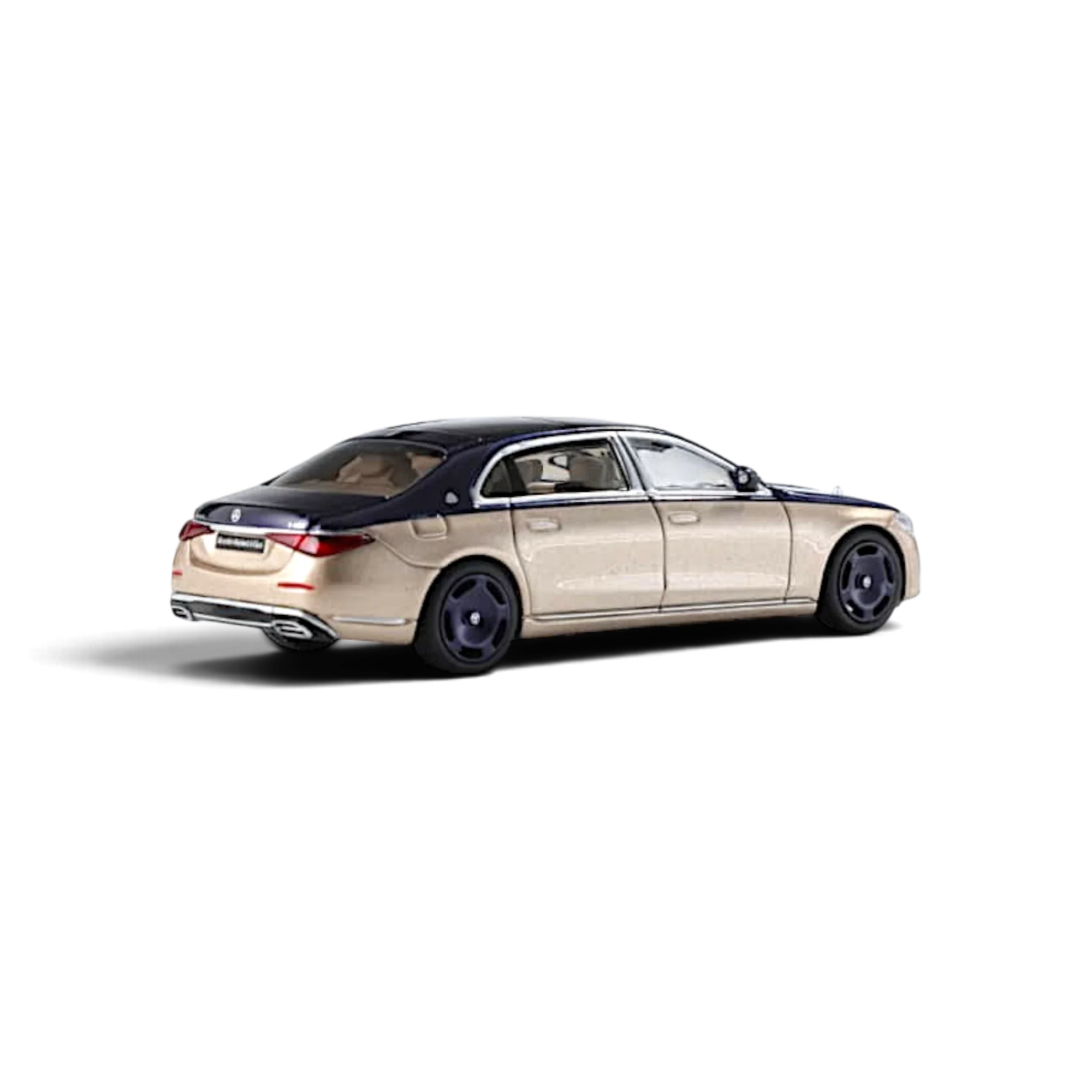 AR BOX 2021 Mercedes-Benz Maybach W223 Blue-Gold 1:64