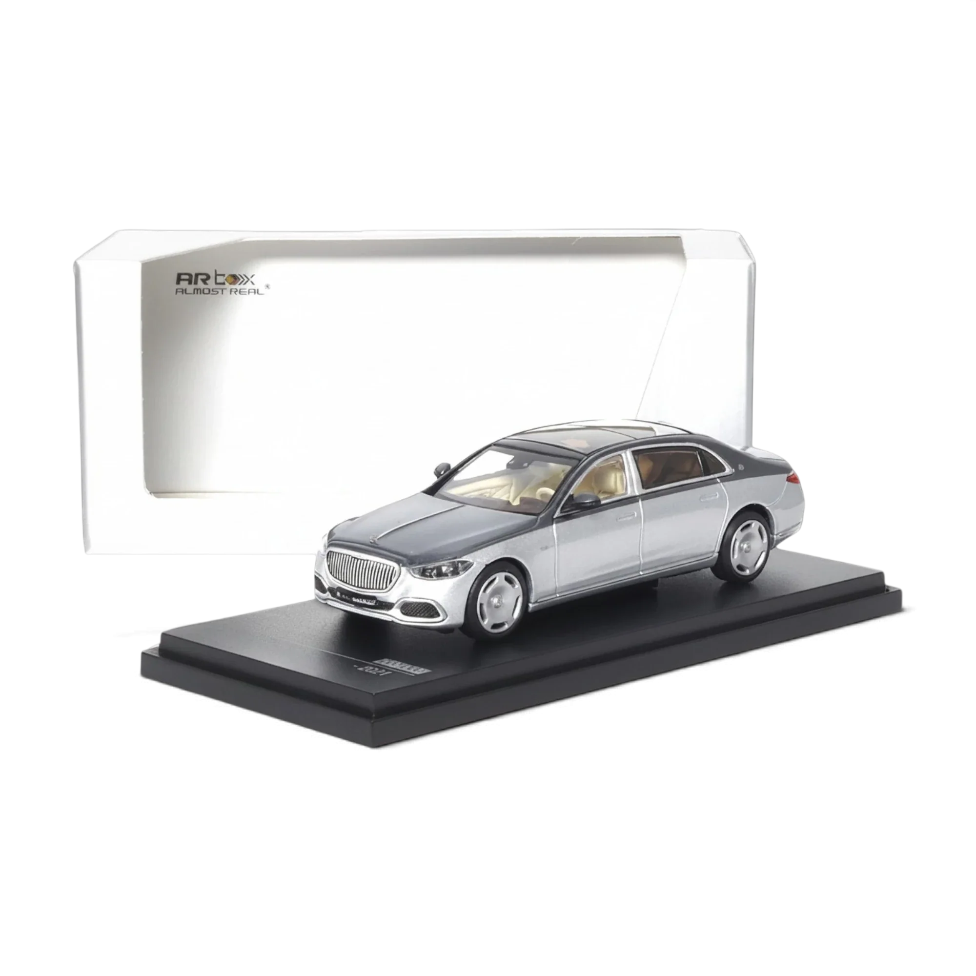 AR BOX Mercedes-Benz Maybach W223 Grey/Hightech Silver 1:64