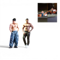 EHC Model Muscle Man Duo Resin Figure Set 1:64