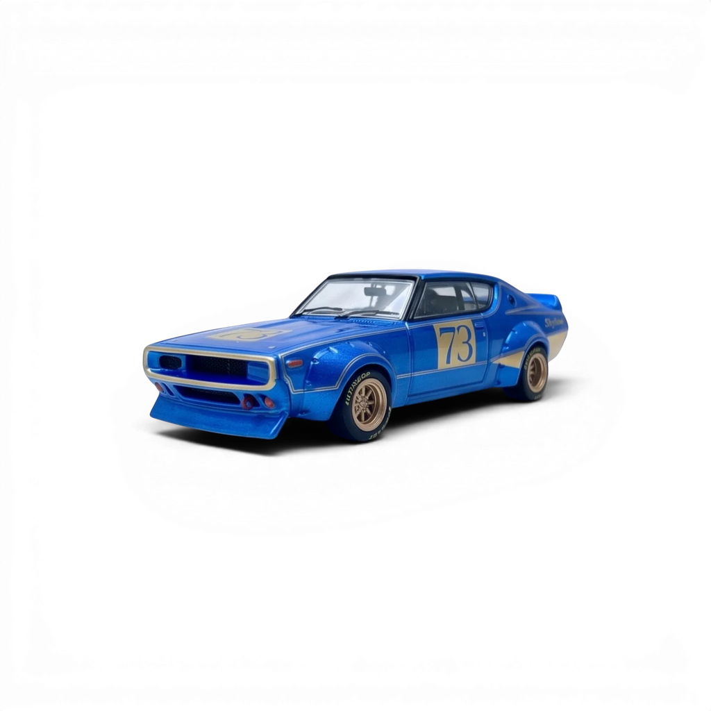 INNO64 Nissan Skyline 2000 GT-R KPGC10 Racing Concept Blue 1:64