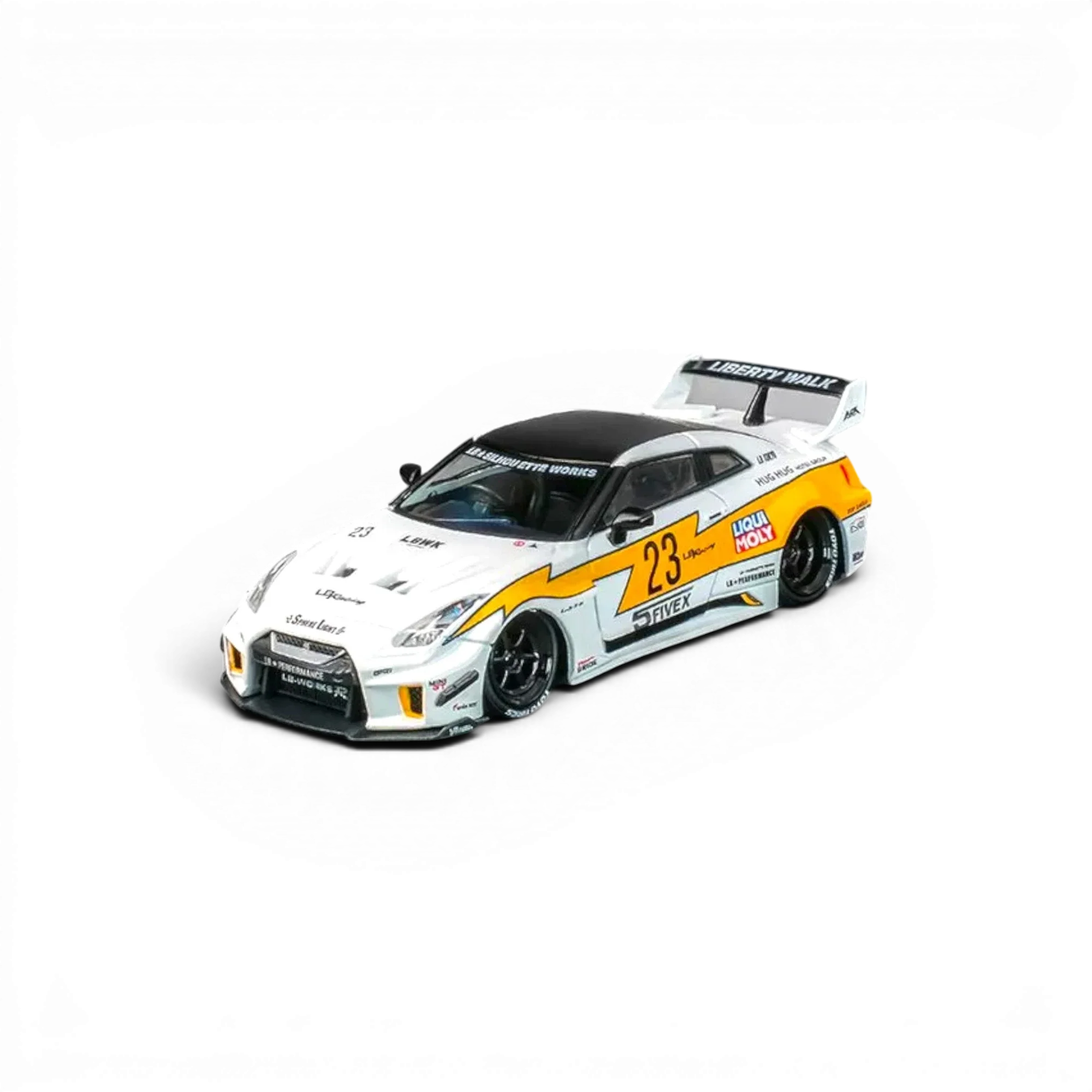 CM Model Nissan Skyline GT-R R35RR LBWK Silhouette 1:64