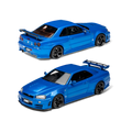 Cars' Lounge Nissan Skyline GT-R R34 Z-TUNE Bayside Blue 1:64