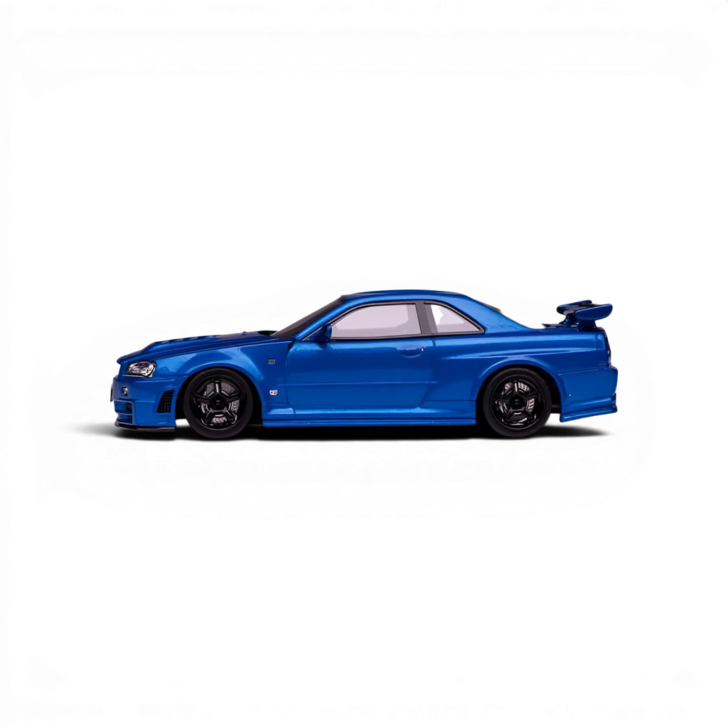 Cars' Lounge Nissan Skyline GT-R R34 Z-TUNE Bayside Blue 1:64