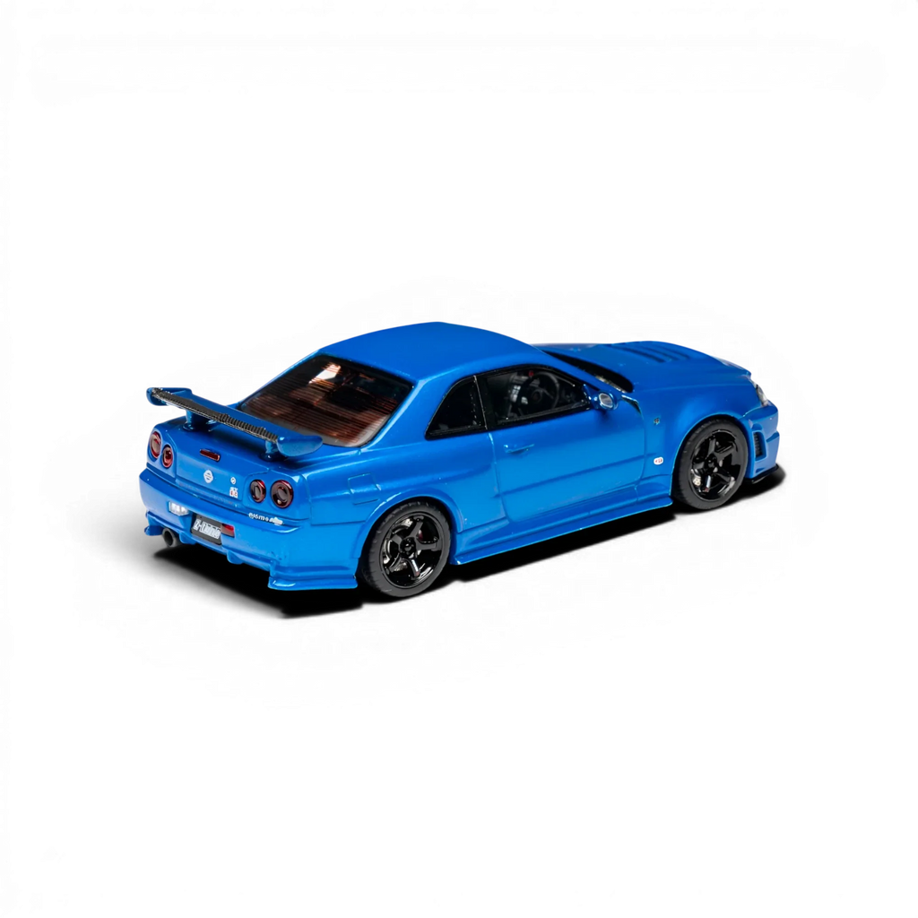 Cars' Lounge Nissan Skyline GT-R R34 Z-TUNE Bayside Blue 1:64