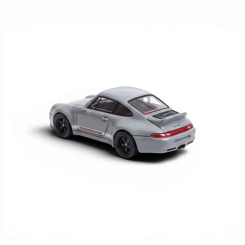 Flame Model Porsche 911 Gunther Werks 400R Cement Gray 1:64