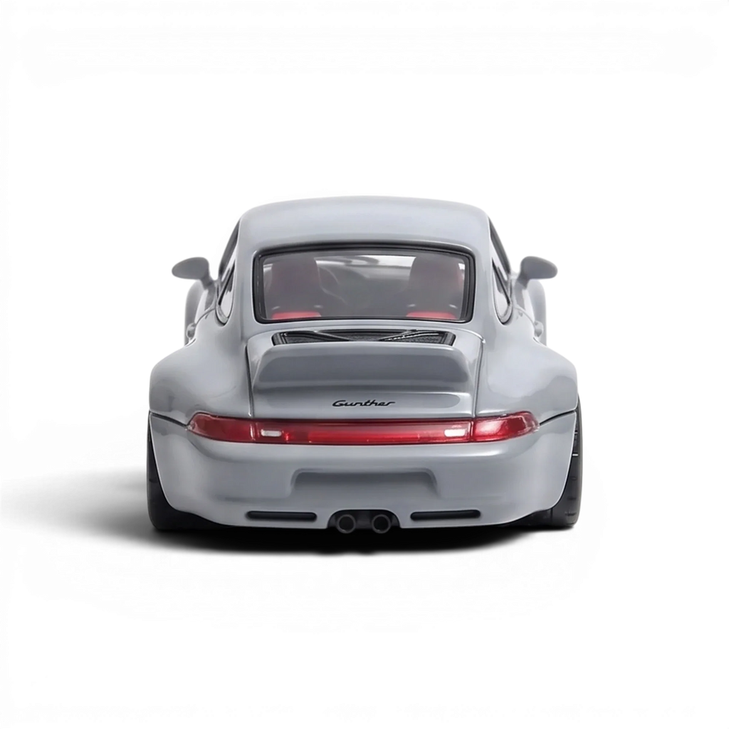 Flame Model Porsche 911 Gunther Werks 400R Cement Gray 1:64
