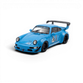Mini Station Porsche 911 964 RWB HIDEYOSHI blue 1:64