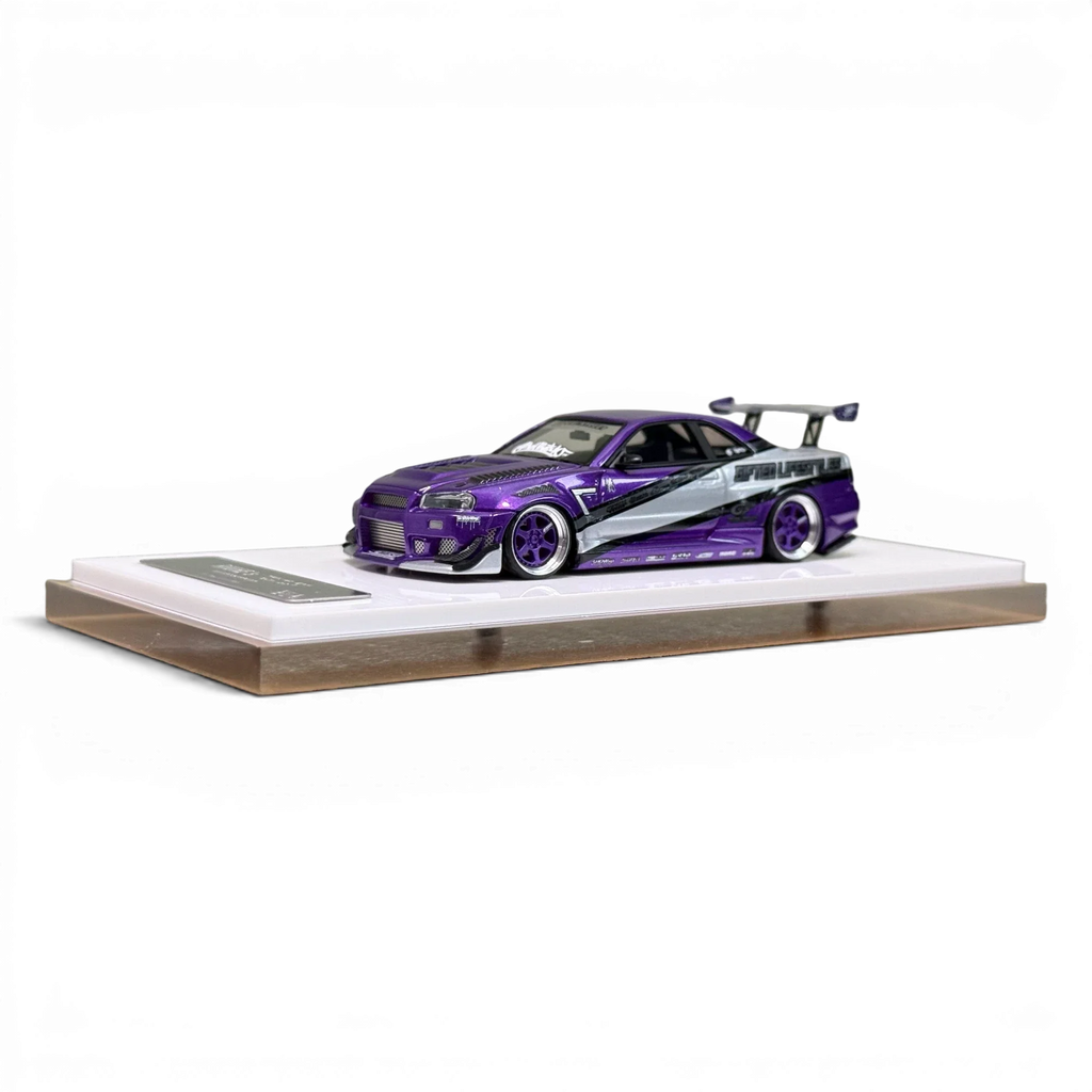 404ERROR x LOT 57 RYOHE's Skyline R34 "GIFTED" Resin 1:64