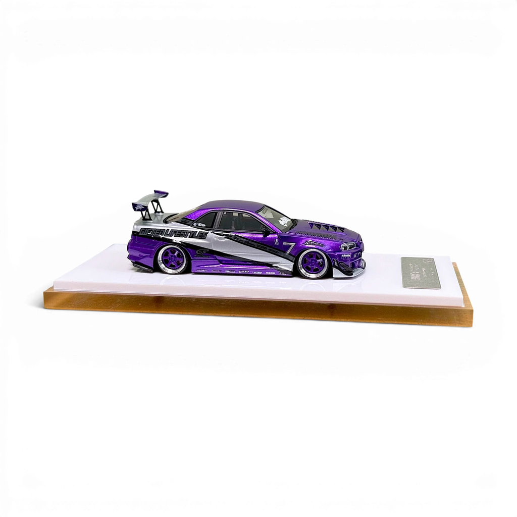 404ERROR x LOT 57 RYOHE's Skyline R34 "GIFTED" Resin 1:64