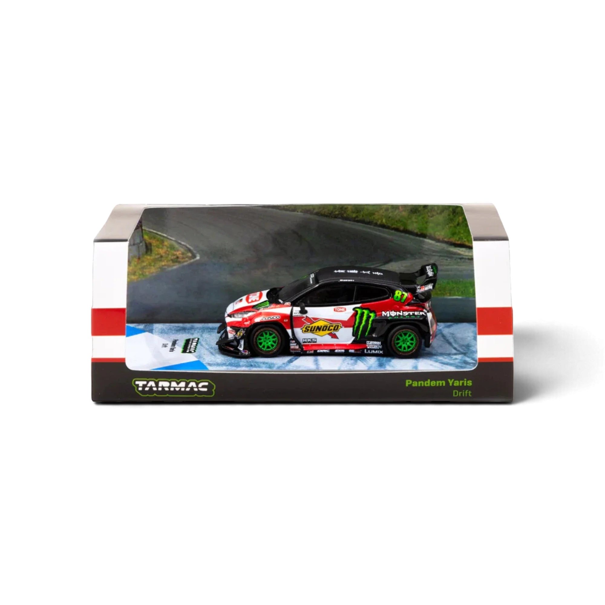 Tarmac Works Toyota Yaris GR Monster Drift 1:64