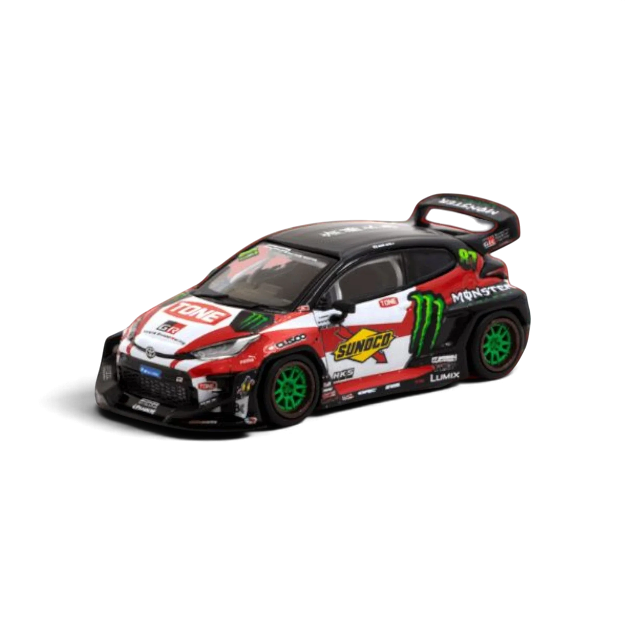 Tarmac Works Toyota Yaris GR Monster Drift 1:64