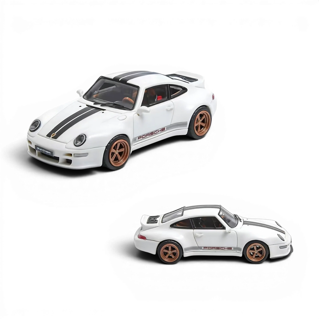 Flame Model Porsche 911 Gunther Werks 400R White 1:64
