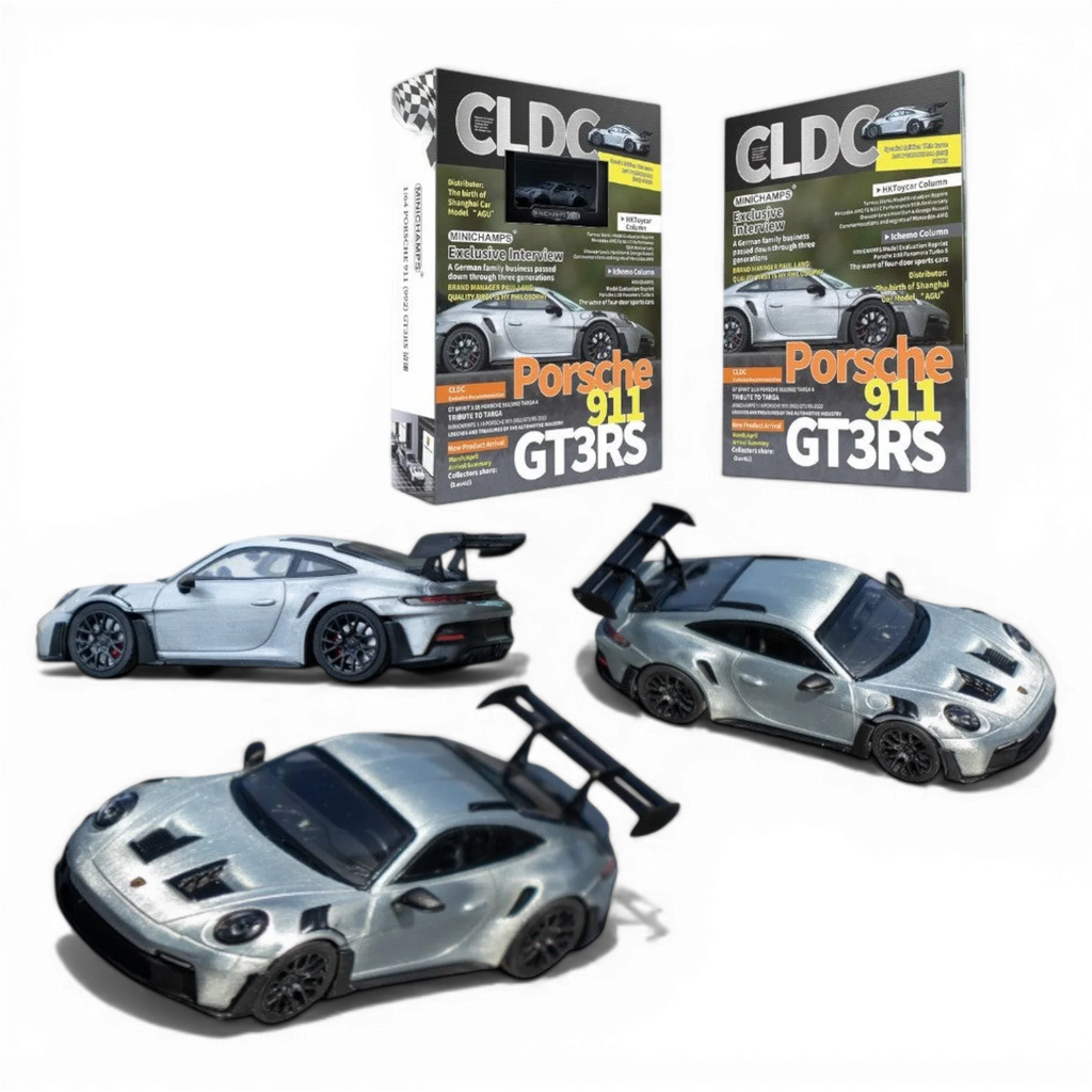 Minichamps Porsche 911 GT3 RS Raw Silver 1:64