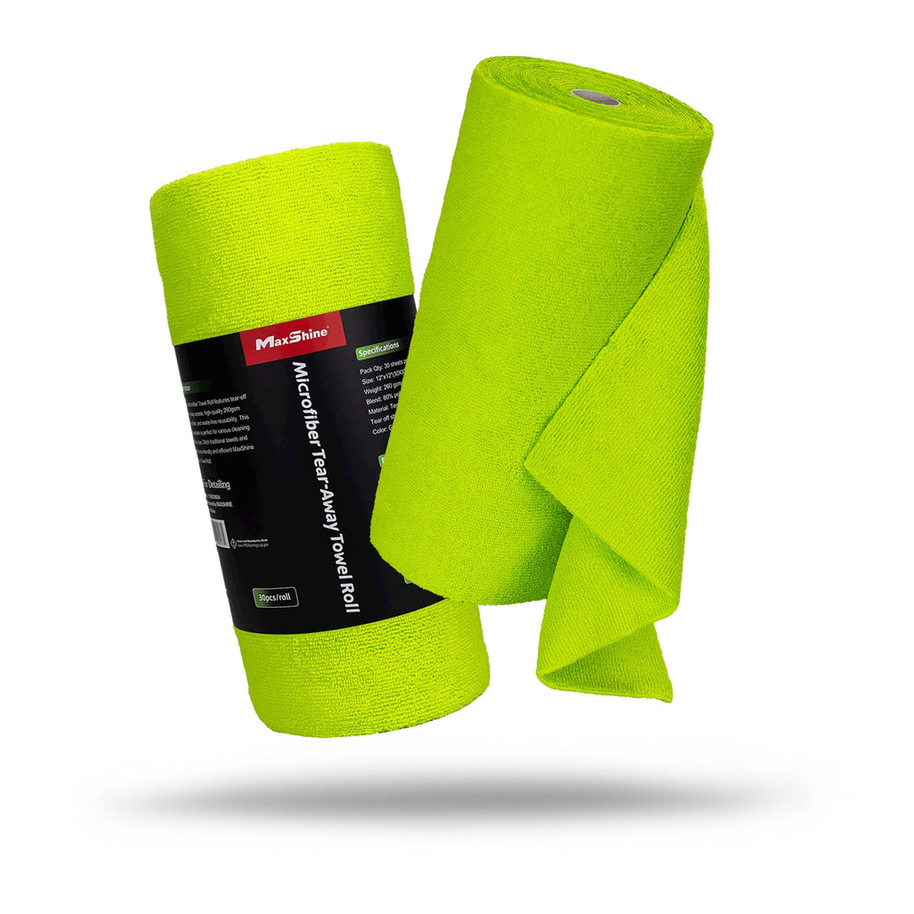 260GSM Microfiber Tear-Away Towel Roll - 30 Sheets/Roll